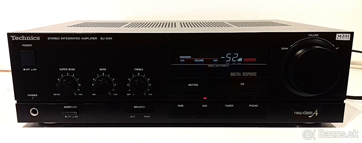 Zostava TECHNICS =X= tuner,equalizer,zosilnovac,CD,deck= M01 - 5