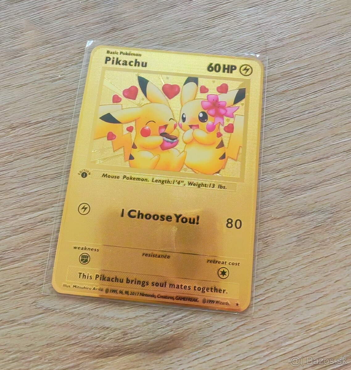 Kovové Pokekon karty - 5