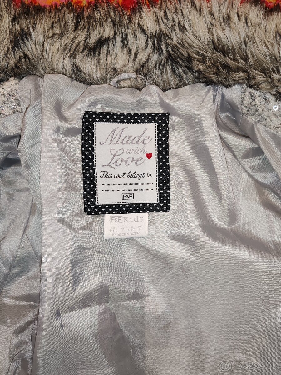 Kabátik F&F veľkosť 110 - 5