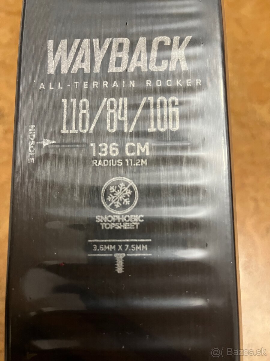 Detske skialpove lyze K2 wayback jr 84/136cm a pasy - 5