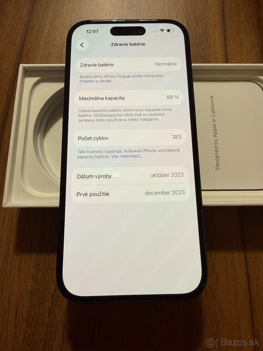 Iphone 15 128 GB čierny - 5