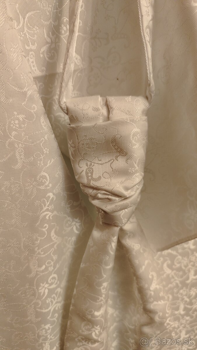 Svadobná vesta + kravata. - 5