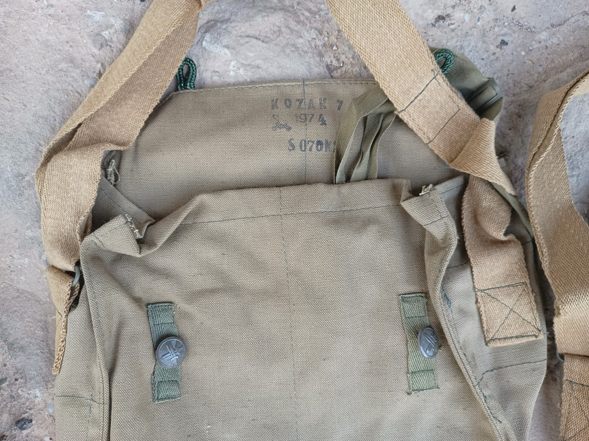 Malá polná vzor 60,brašna,vojenská,vojenský,sekera - 5