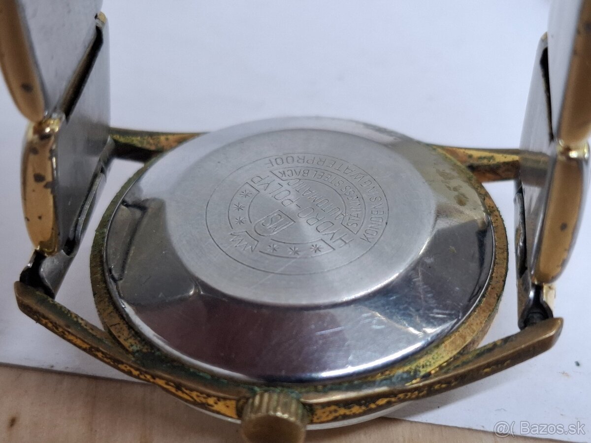 Predám funkčné náramkové hodinky LECA Automatic 25 jewels sw - 5