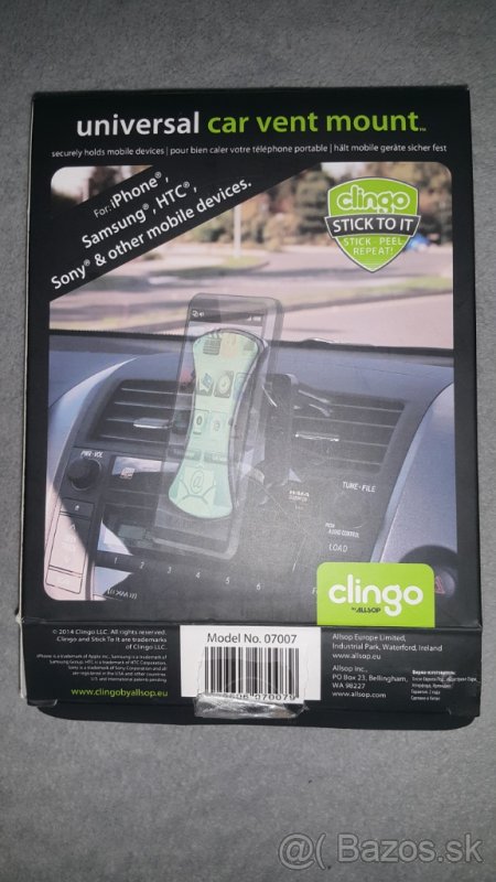 Clingo univerzálny držiak do auta - do vetracích otvorov - 5