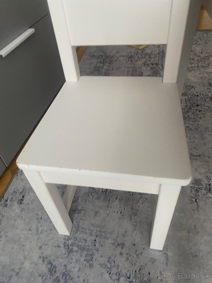 Ikea detsky stol a 2x stolicka SUNDVIK - 5