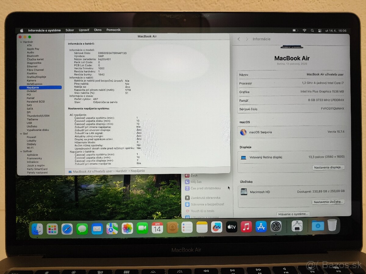 MacBook Air 2020 | i7 • 8GB • 256GB SSD - 5