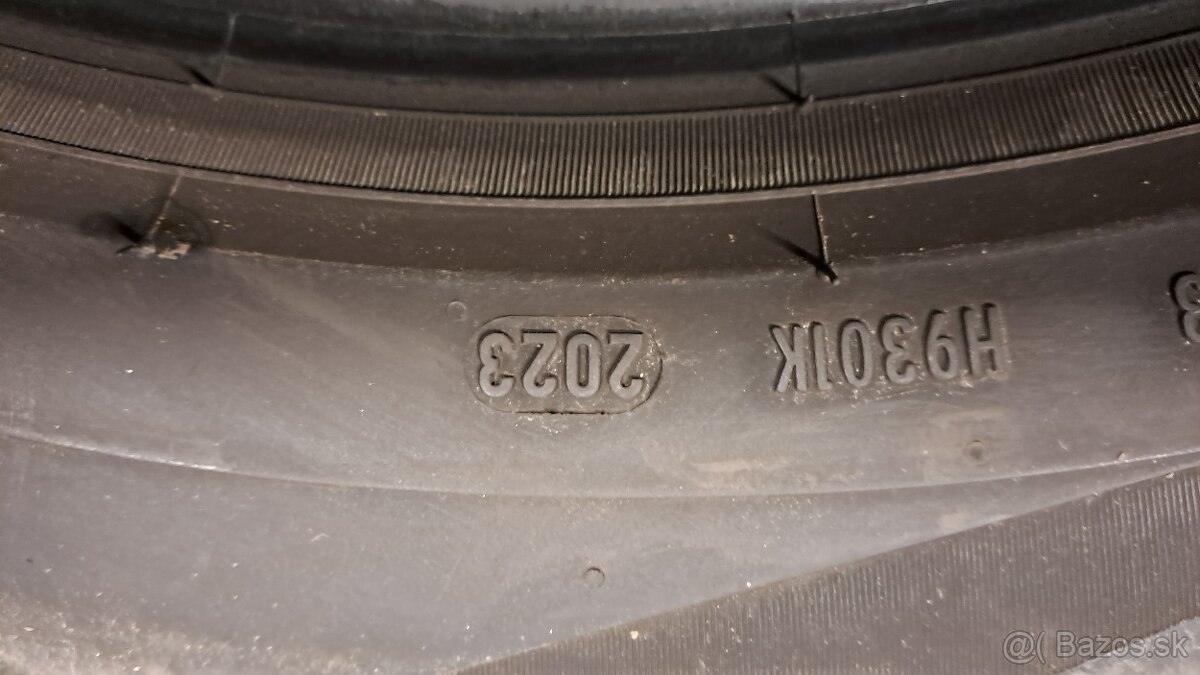 Predám 4ks jazdené letné 235/55r18-100V Pirelli - 5