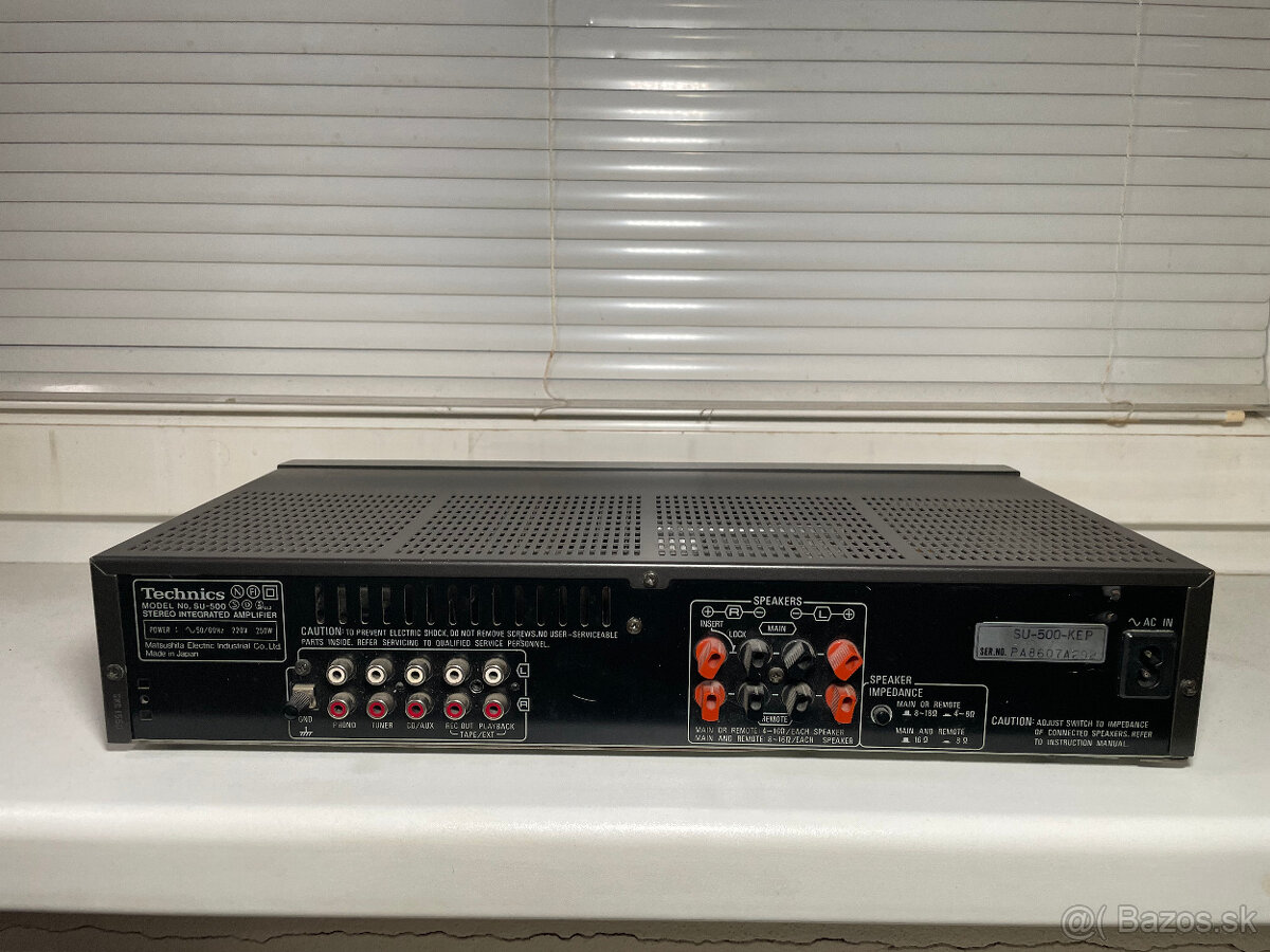 ZESILOVAČ TECHNICS SU - 500 plne funkcni - 5