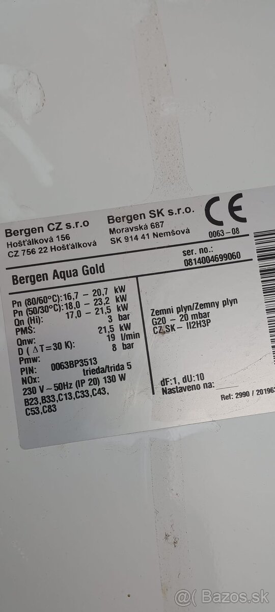 Náhradné diely BERGEN AQUA GOLD - 5