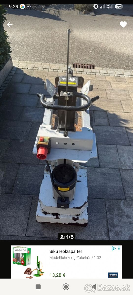 Hydraulická štiepačka 8ton - 5