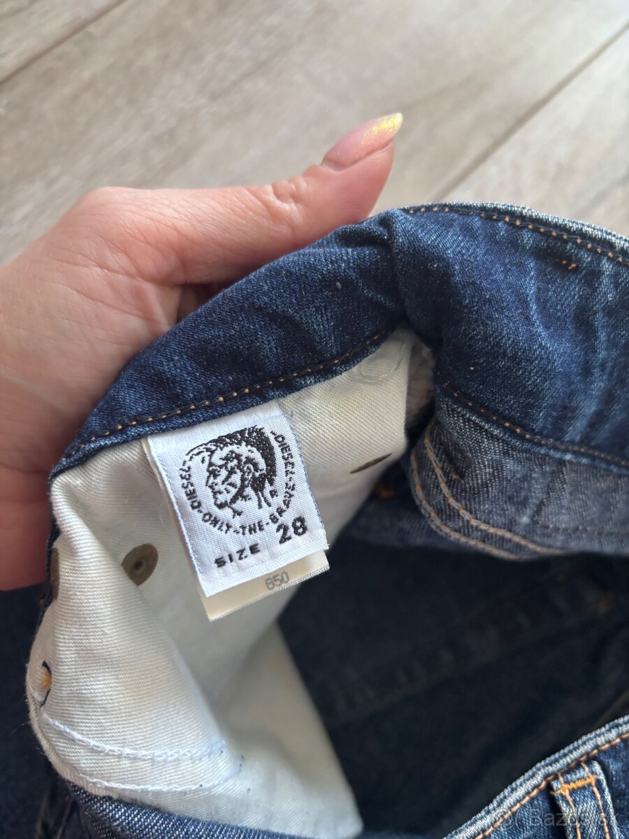 Diesel riflová sukňa - 5