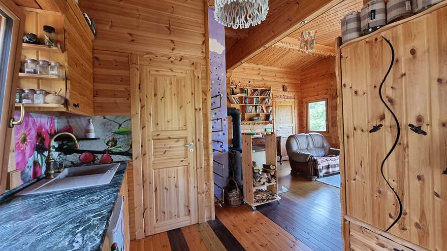 Fínsky zrub na samote Devičie, okres Krupina - 5