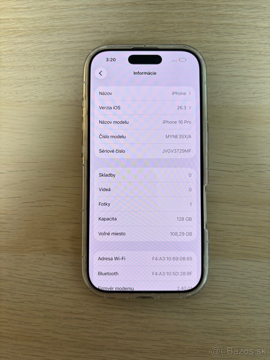 iPhone 16 Pro 128gb, Batéria 93% - 5