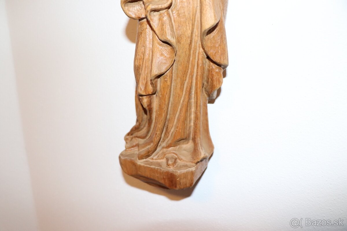 Marie a Jezulátko soška dřevo (225E) - 5