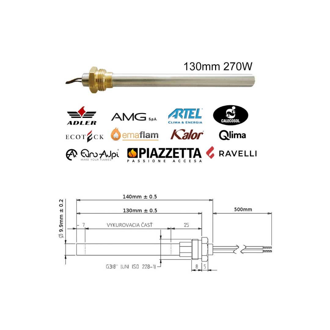 Zapaľovacie špirále (odporové zapalovače) pre peletové pece - 5