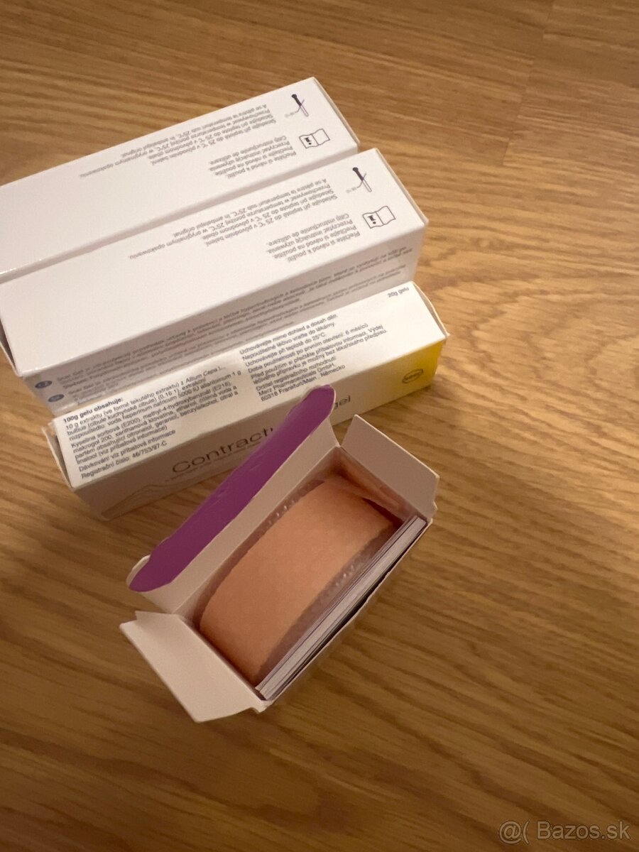 Krém na jazvy scar gel contractubex siltape silikonova paska - 5