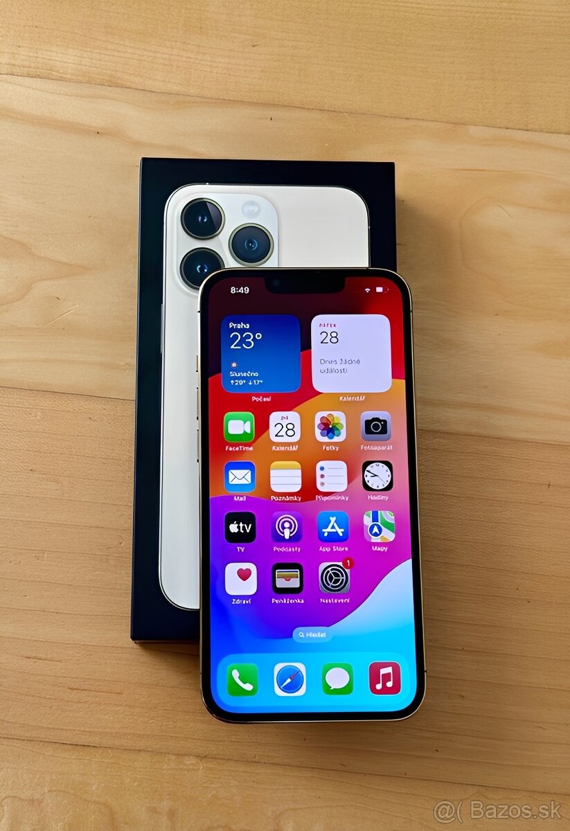 iPhone 13 Pro Zlatá BATERIE 100% TOP - 5
