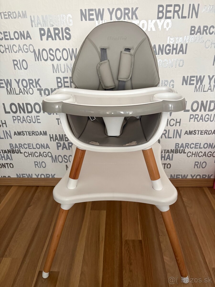 Milly Mally MALMO 2v1 - detská jedálenská stolička - 5