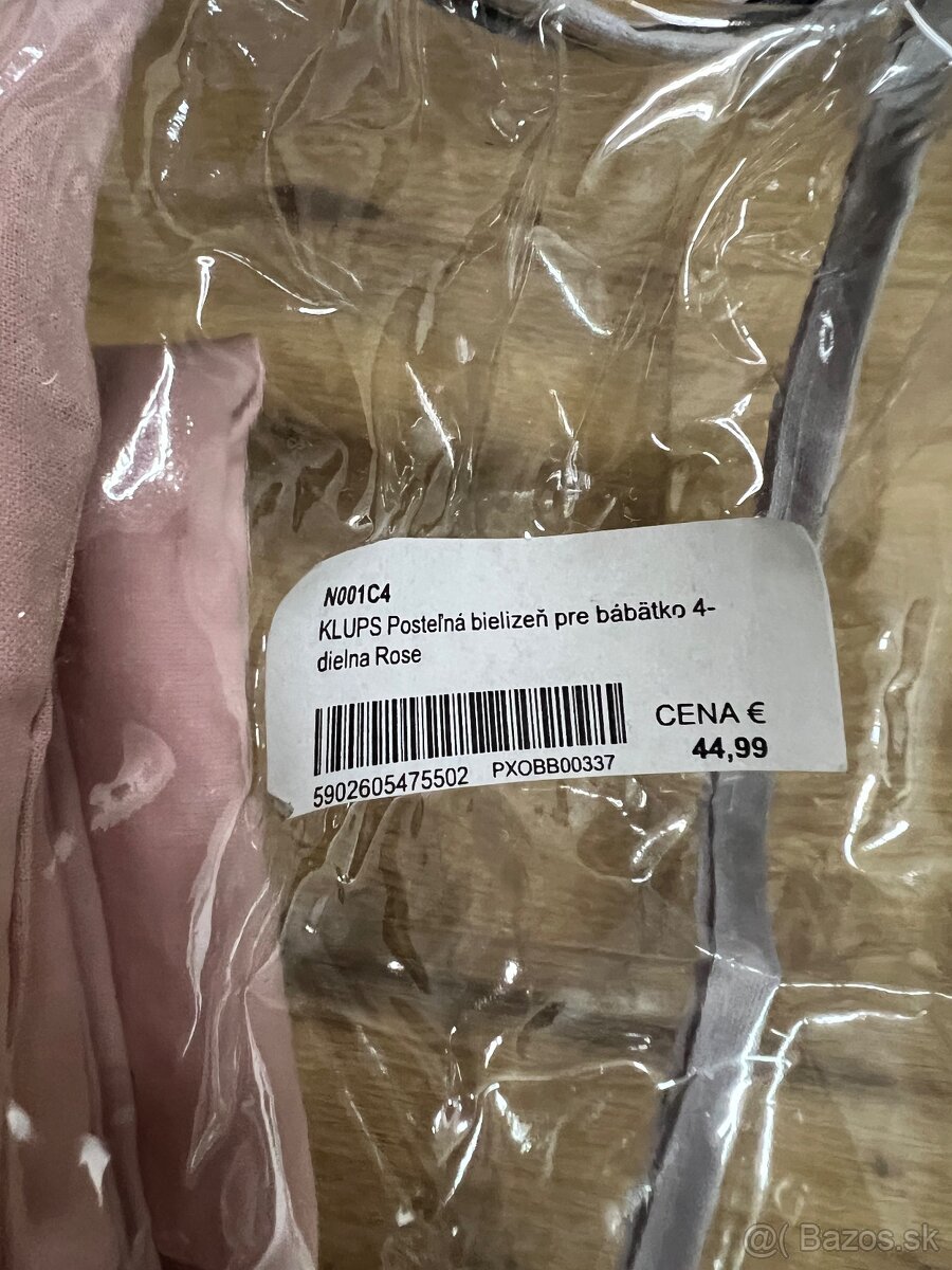 Posteľná bielizeň pre bábätko KLUPS 4 dielna - 5