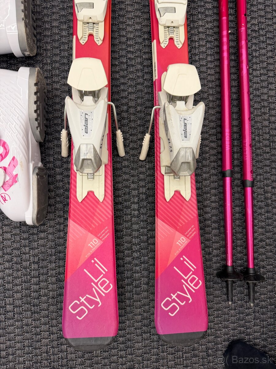 Detské/juniorské lyže Elan Lil style 110cm - 5