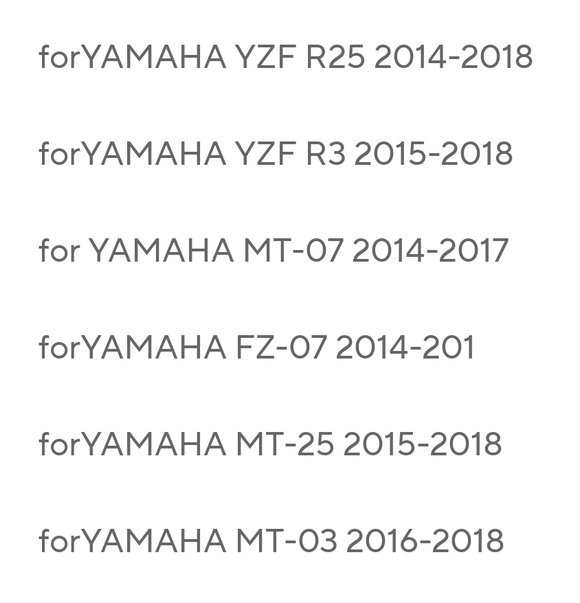 Zadné LED Svetlo Yamaha MT (Nové) - 5