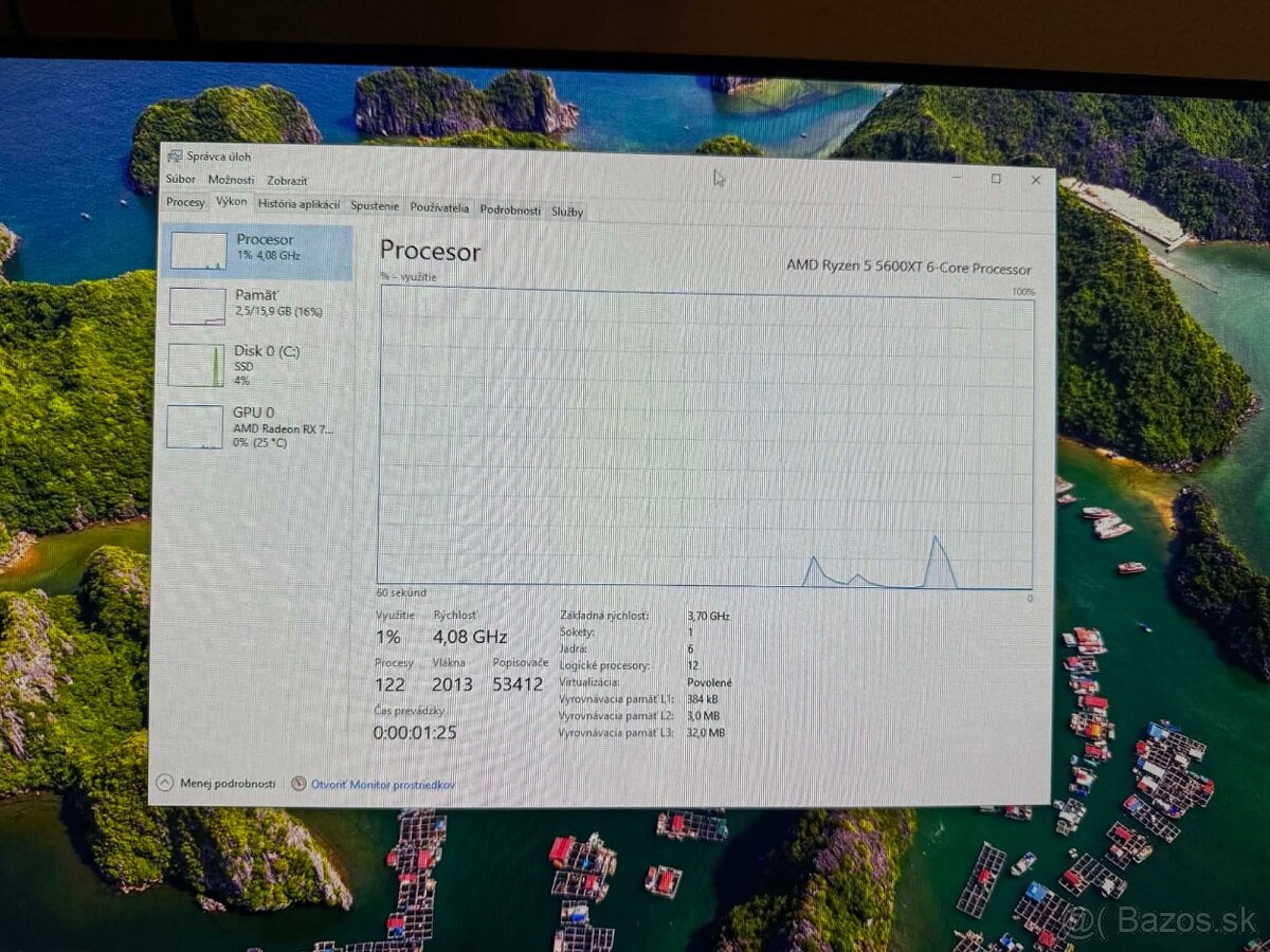 Ryzen 5 5600XT, 16GB, RX 7600 , 500GB NvMe - 5