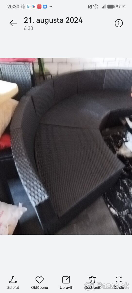 Sedacia ratanová zostava - 5