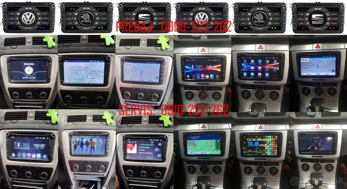 PREDAJ - MONTÁŽ GPS 2DIN AUTORÁDIÍ s ANDROIDOM - 5