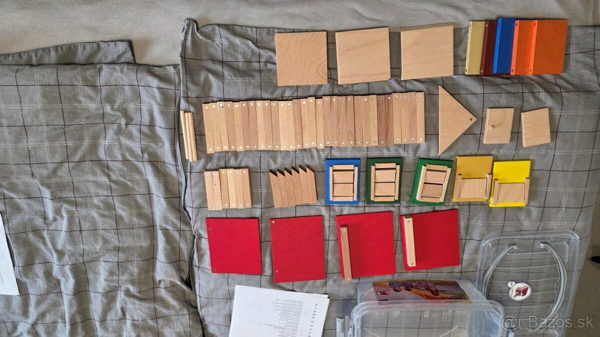 Detská drevená magnetická stavebnica D07 - 5