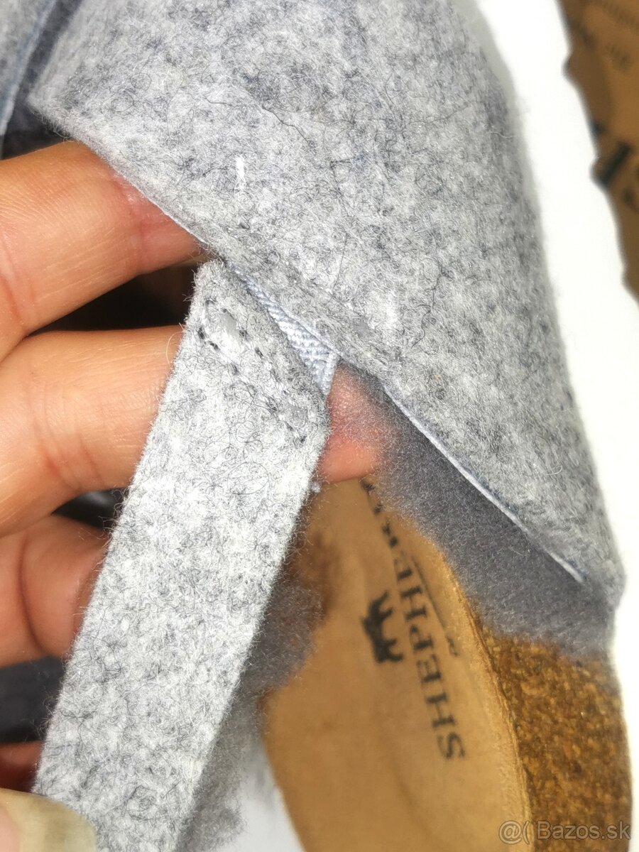 SHEPHERD - Nové luxusné papučky s ovčou vlnou veľkosť 32 - 5