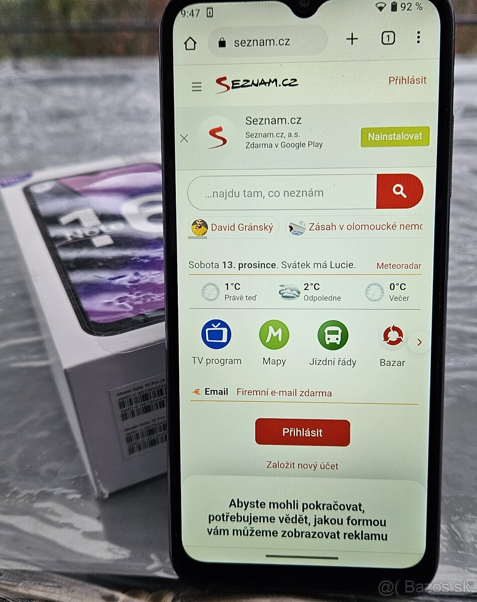 Mobilní telefon Ulefone Note 16 Pro / 16GB RAM / 256GB - 5