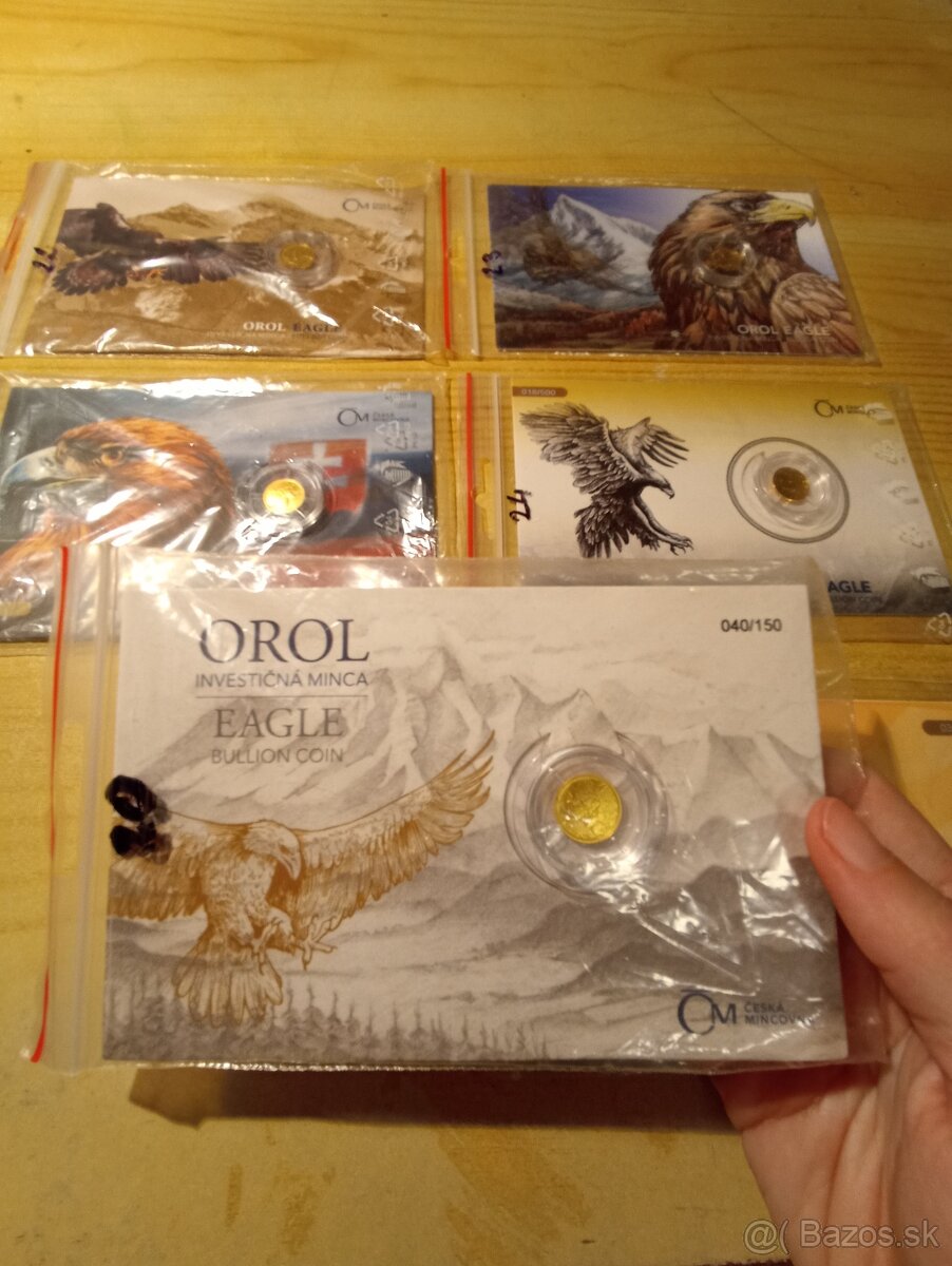 Predám zlaté aj strieborné mince OROL - 5