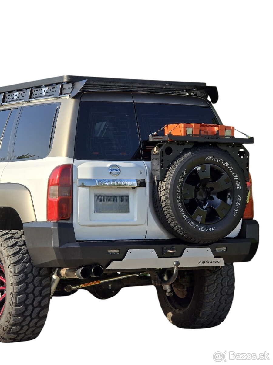 Zadný pevnostný nárazník Nissan Patrol Y61 - 5