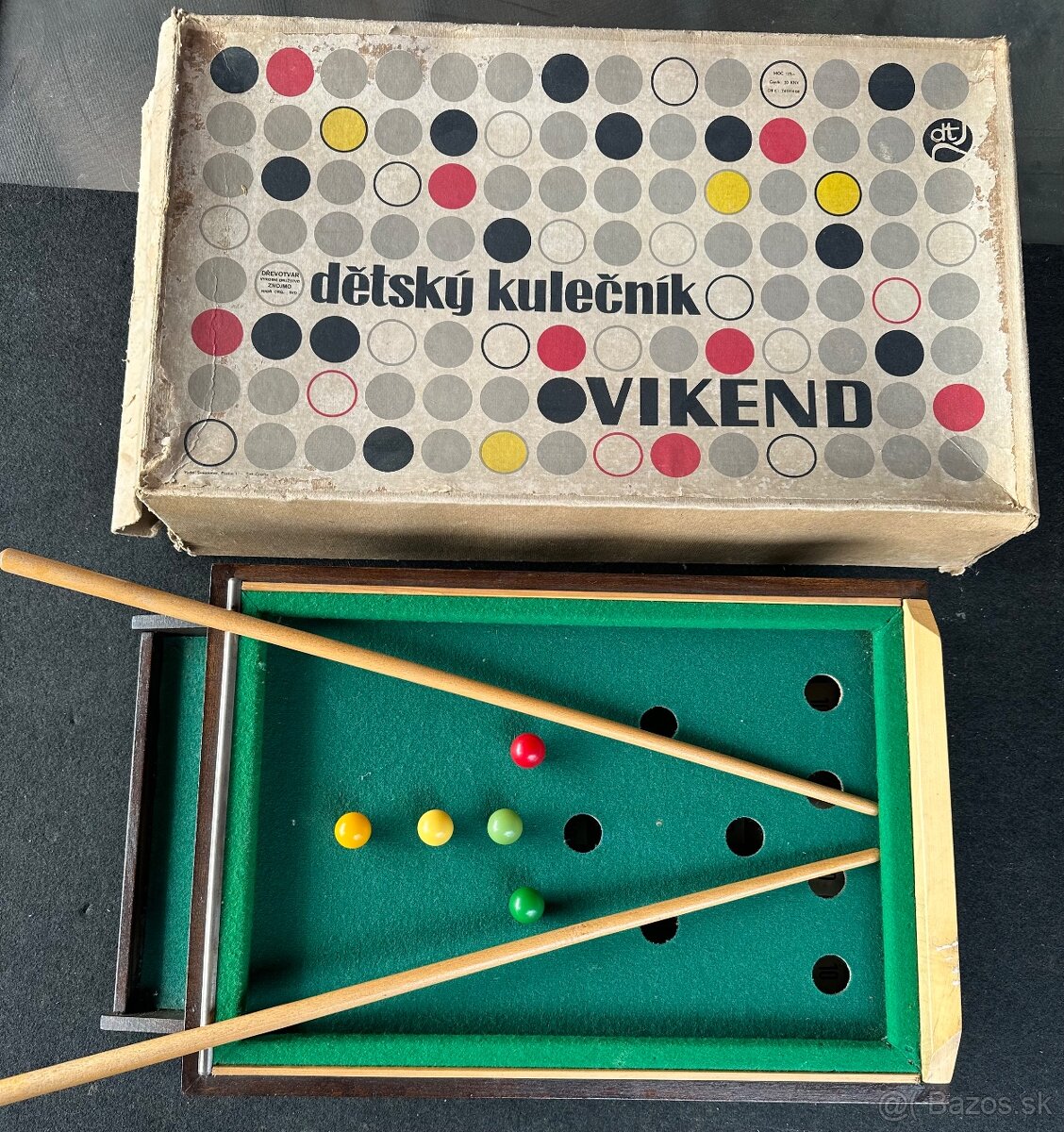 Retro dětský kočárek a hračky - 5