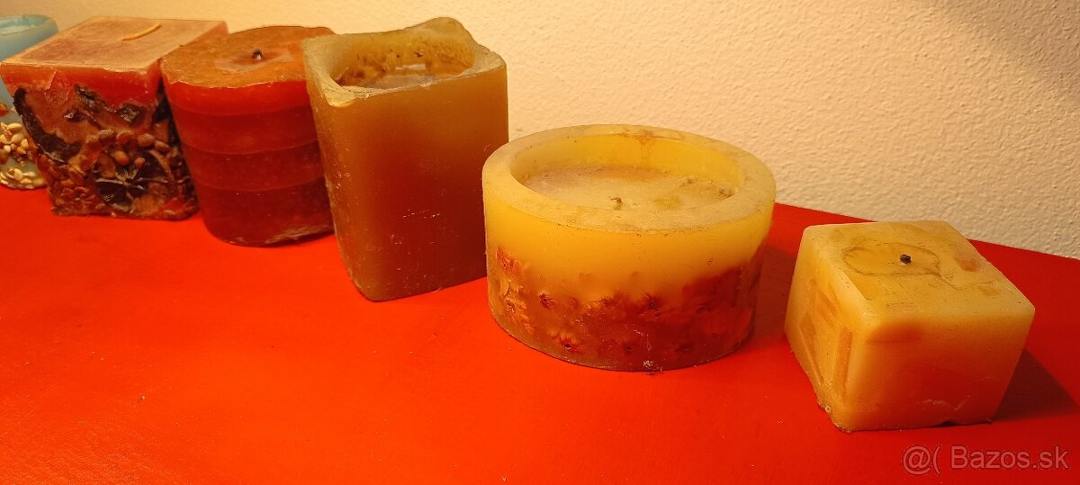 Okrasné sviečky - 6 ks - 5