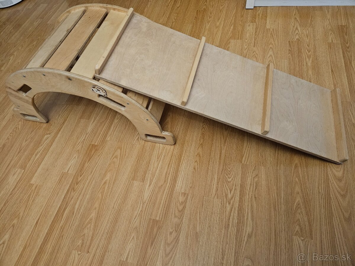 Drevená hojdačka s hrázdou - 5