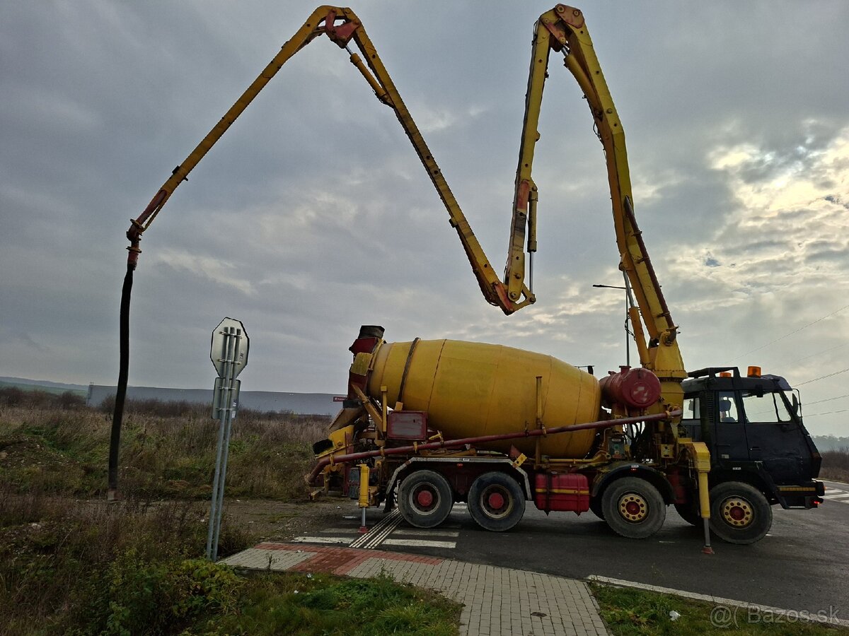 Betonpumpa cifa 28m , pumik , domiešavac - 5