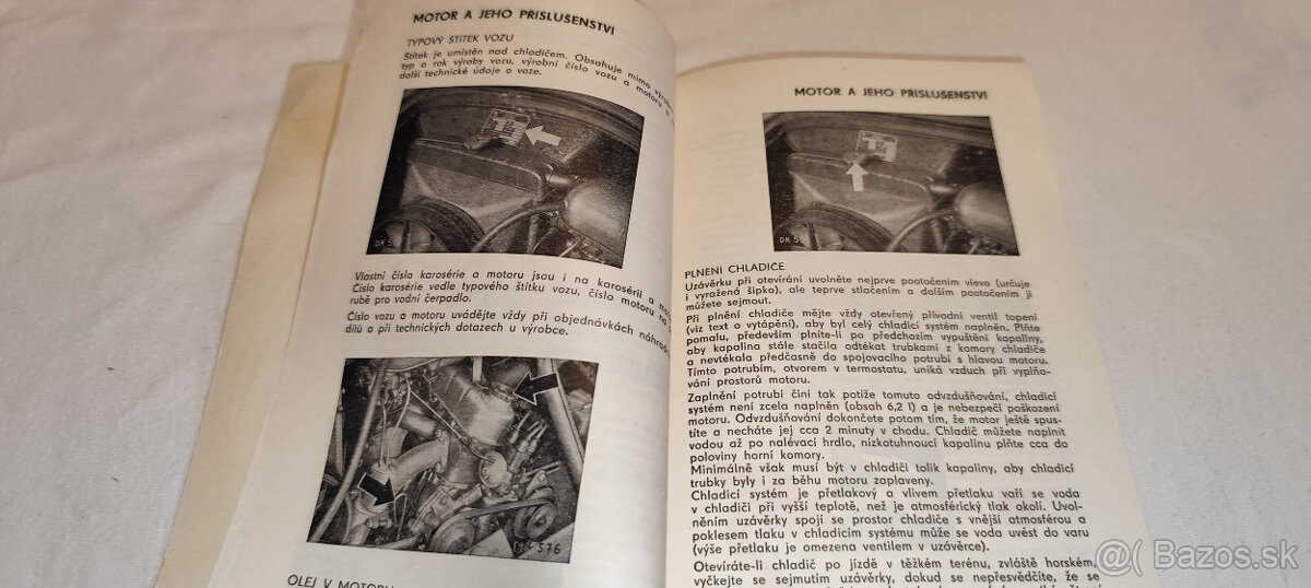 Škoda 1000 MB – příručka - návod k obsluze a údržbě Š1000 - 5