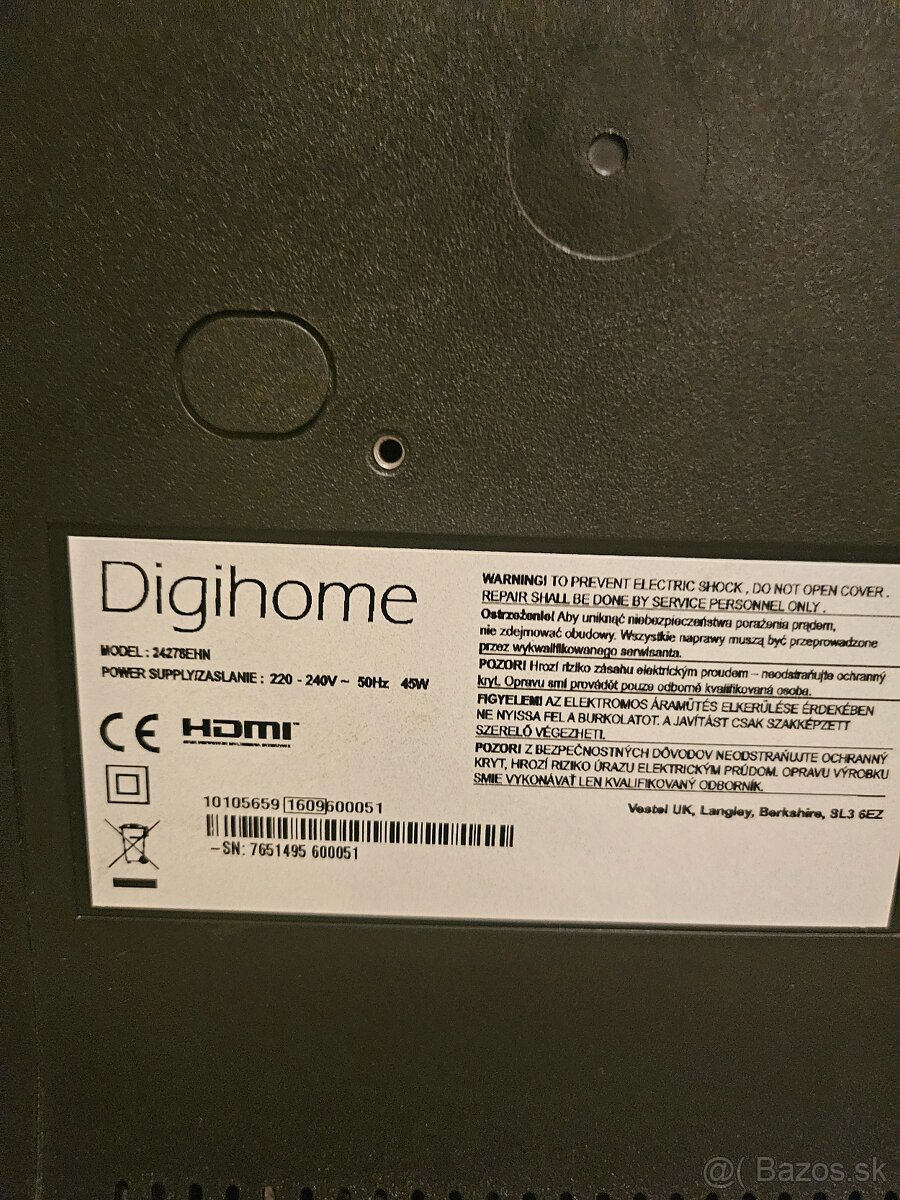 Televízor Digihome 60cm - 5
