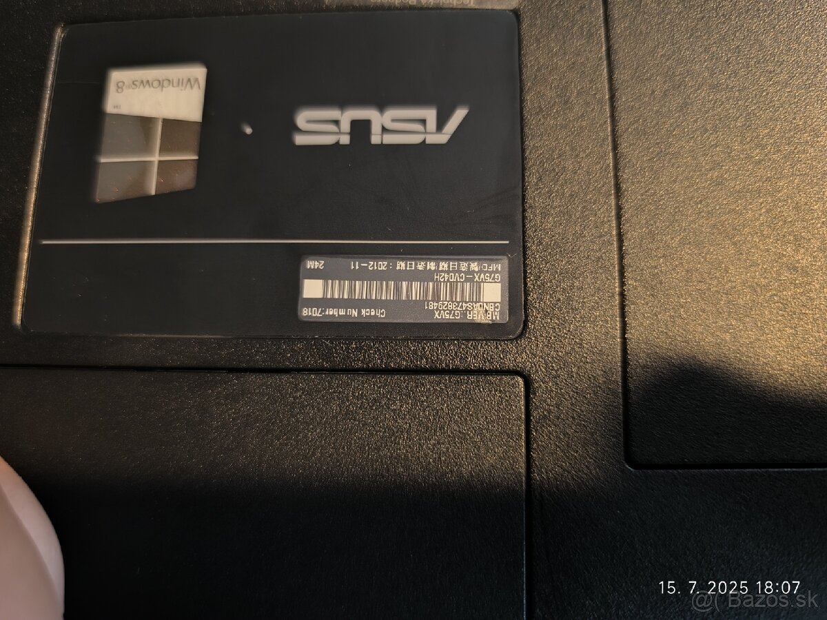 Predám Asus g75vx na dieli - 5