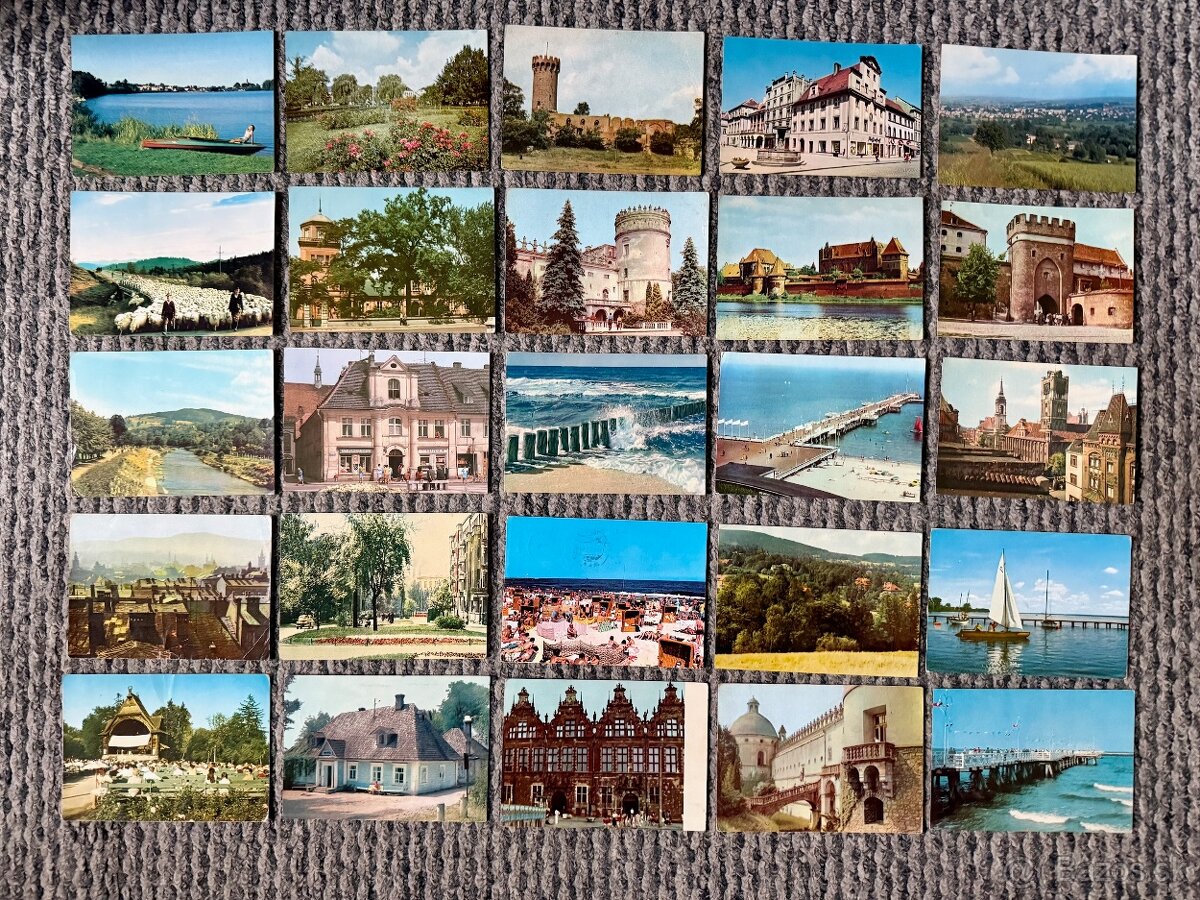 Retro pohľadnice socializmus Poľsko - 184 kusov - 5