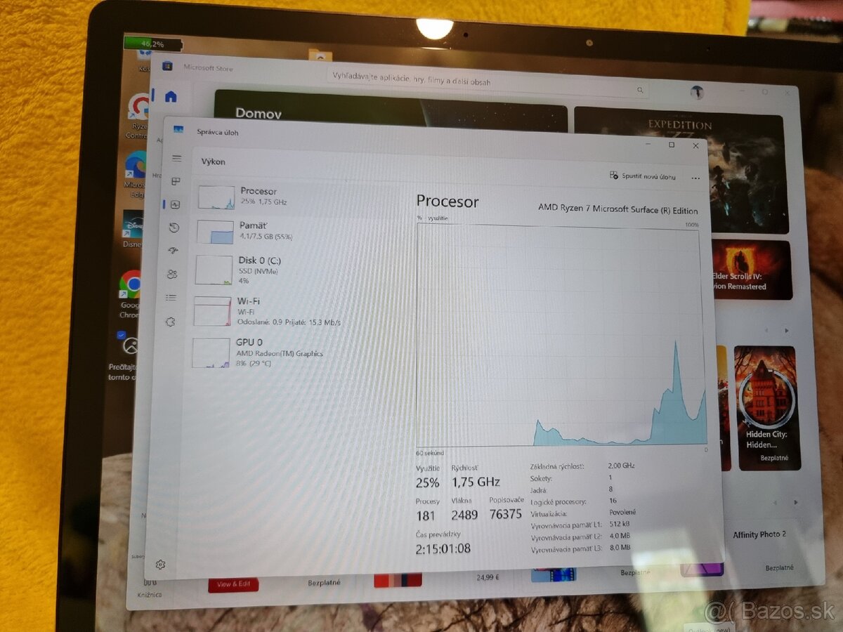Predám Surface Laptop 4 s 15" dotykovym displejom - 5