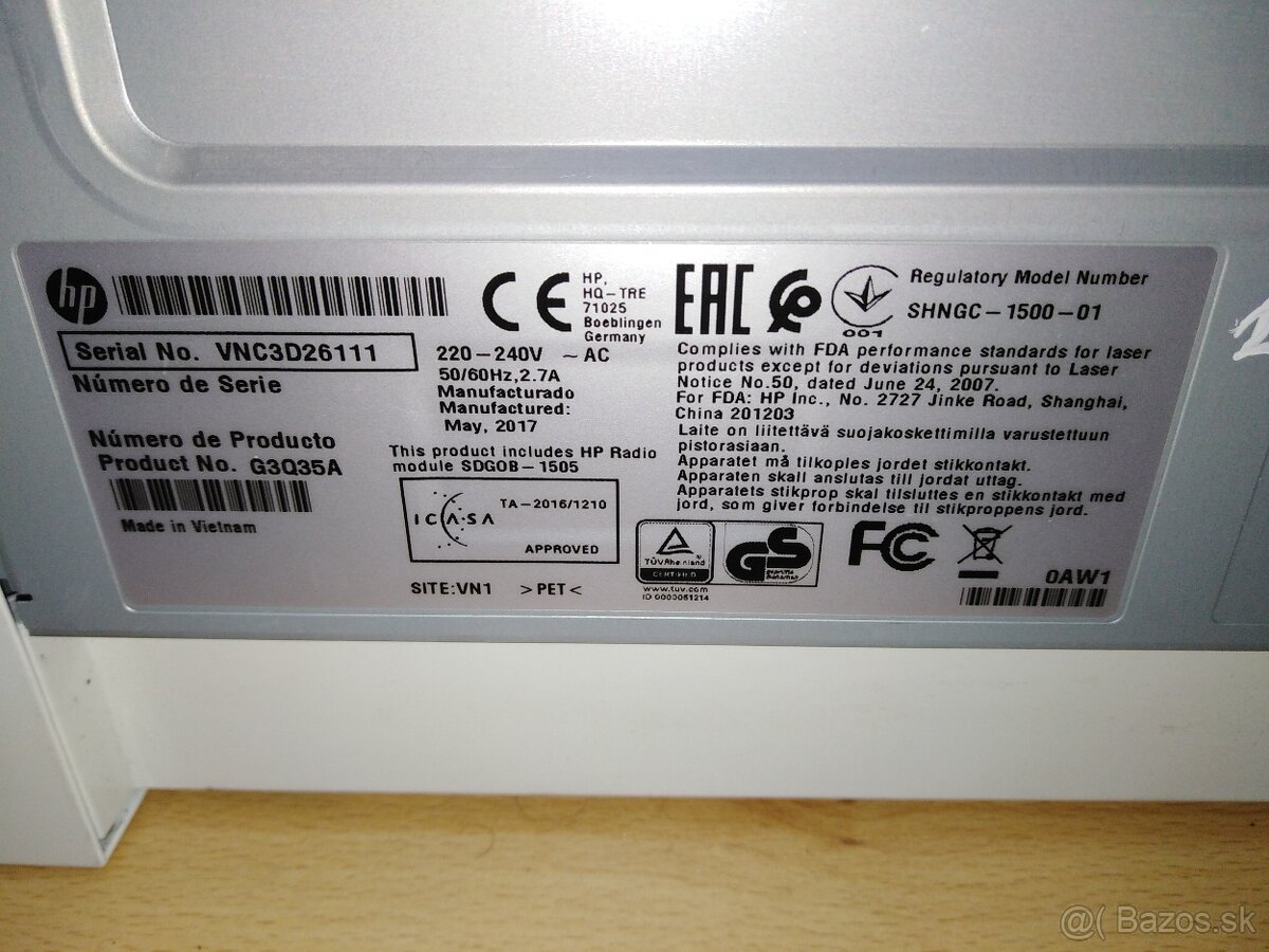 Laserová tlačiareň HP LaserJet Pro M102w - 5