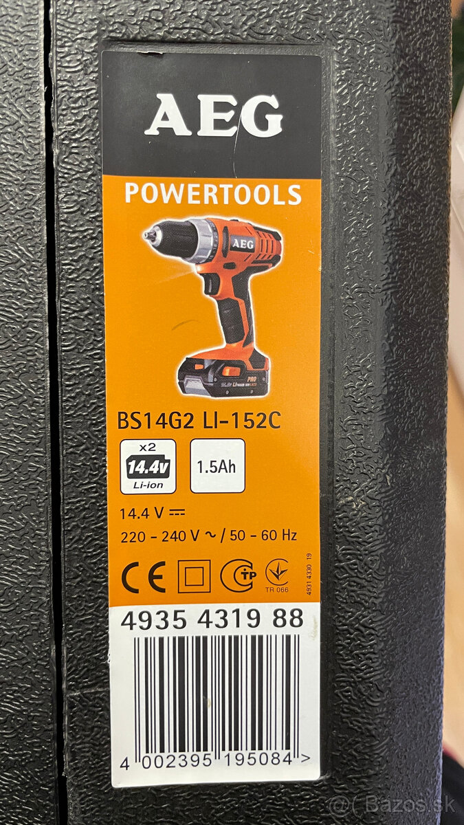 AEG BS 14 G2 Li-152C - 5