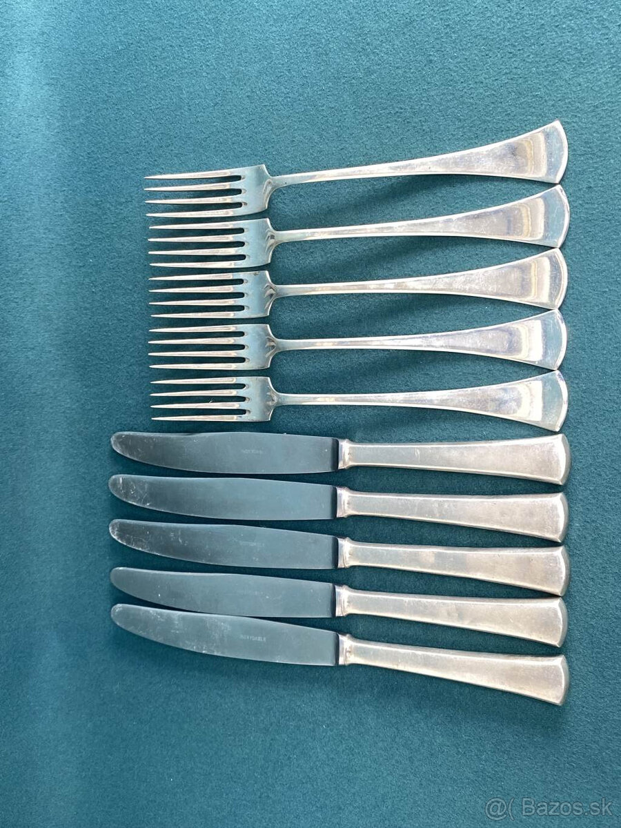 Strieborný príbor Ag 800 punce ČSR - 5