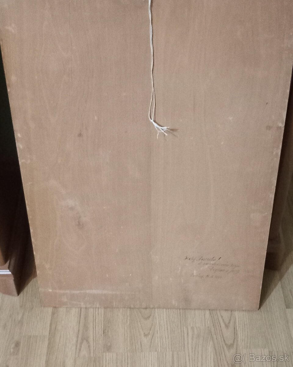 Obraz Žena z Važca, intarzia - 5