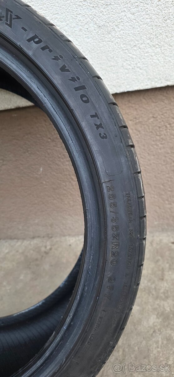 255/35r20 letné rok 24,25 - 5