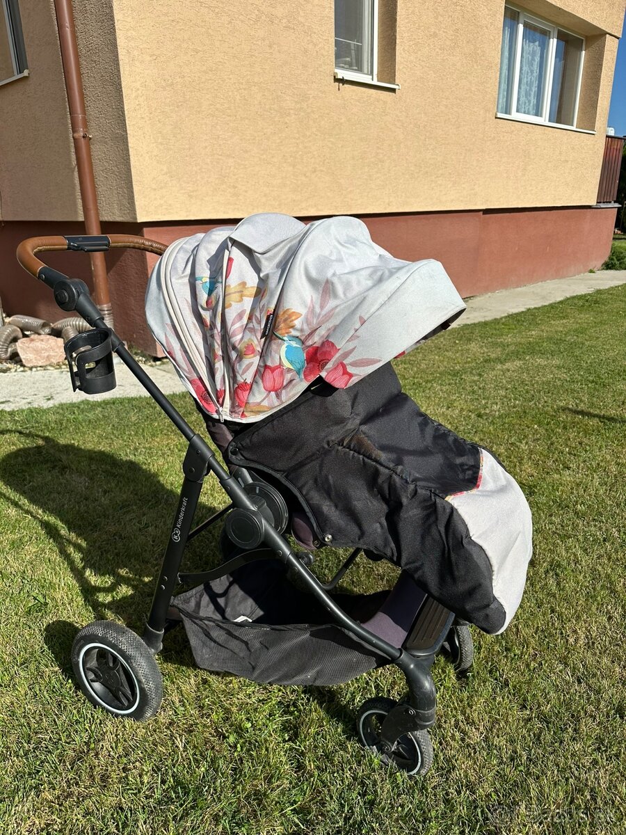 Detský športový kočík s taškou a ruksakom Kinderkraft Bird - 5