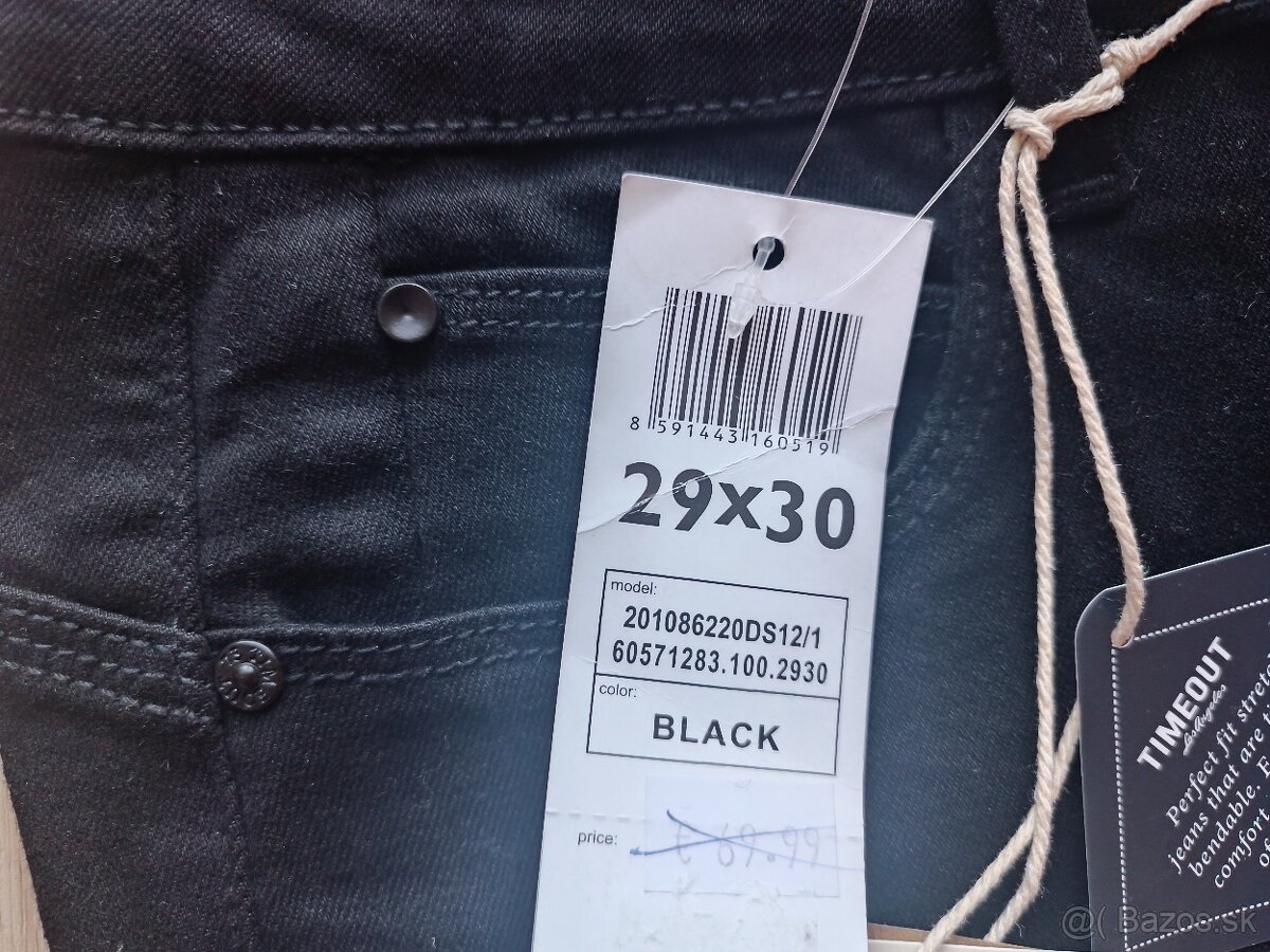 Čierne rifle Timeout - Nový tovar - 5